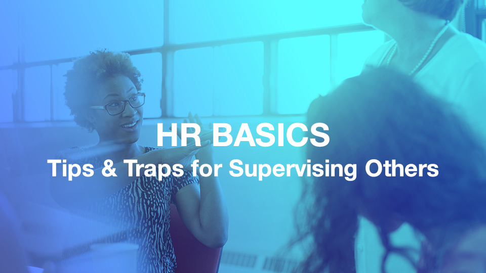 HR Basics web course for supervisors