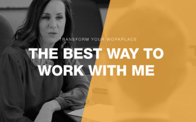 Transform Your Workplace 09 | The Best Way to Work with Me